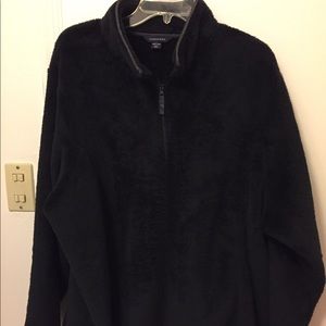 Fuzzy Polar Fleece Half Zip Pullover 2X